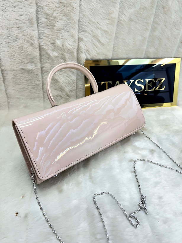 کیف دوشی و دستی زنانه کیف شب ورنی